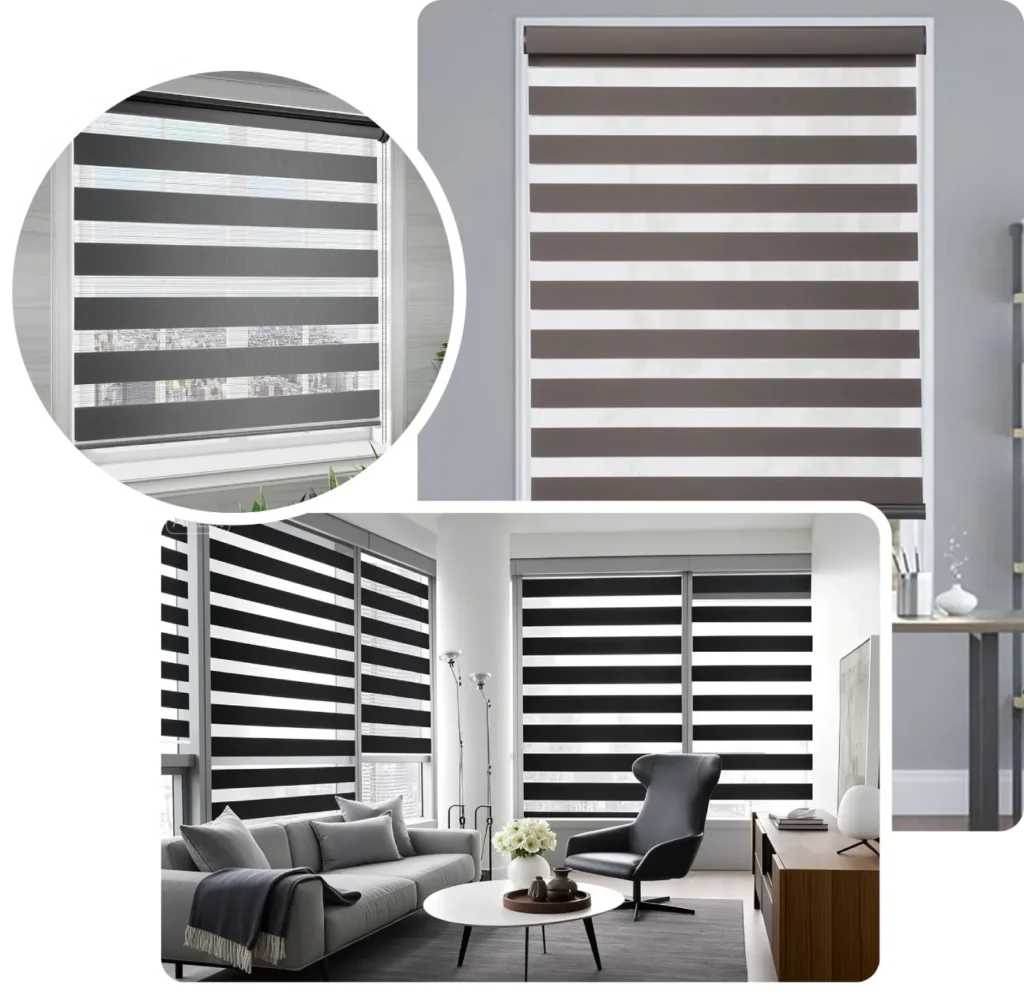 Motorized Zebra Blinds