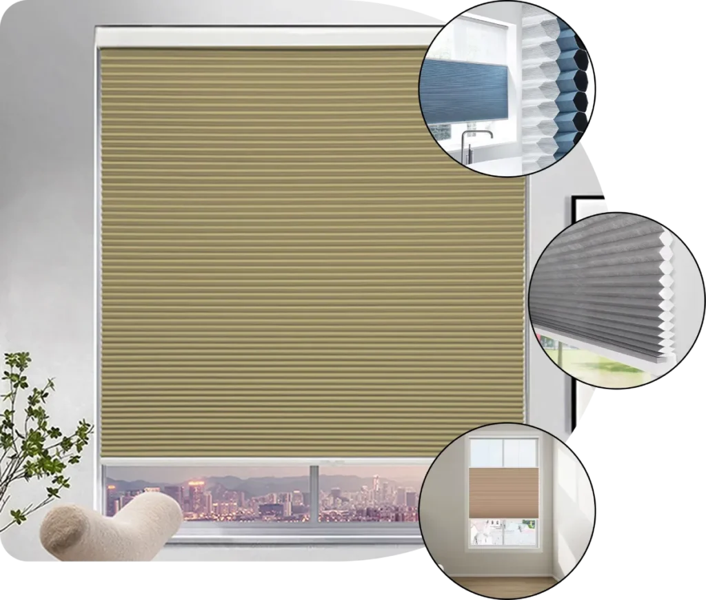 Double-Cell Thermal Blinds
