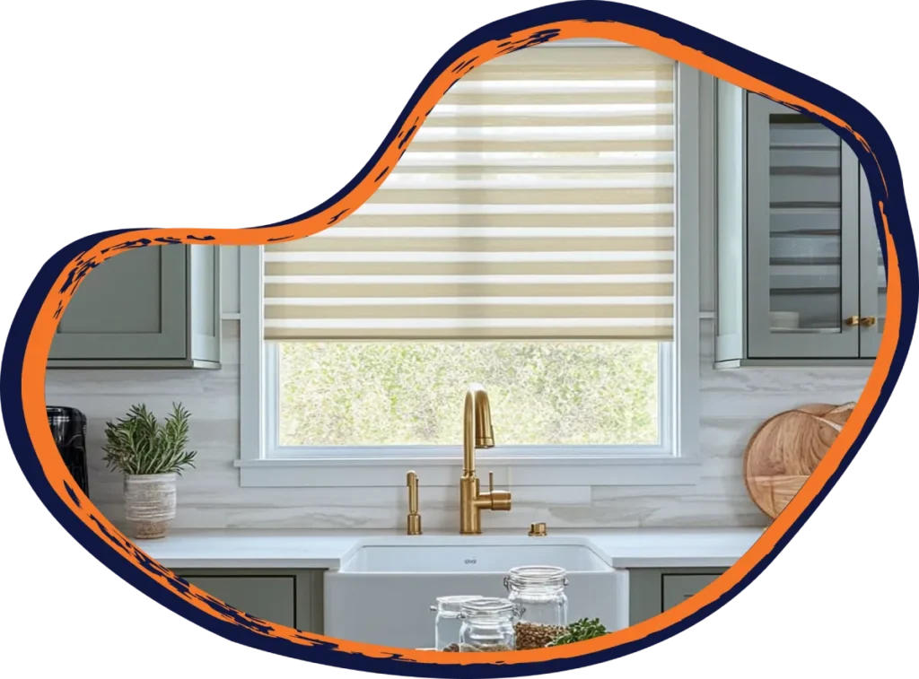 Kitchen Roman Blinds