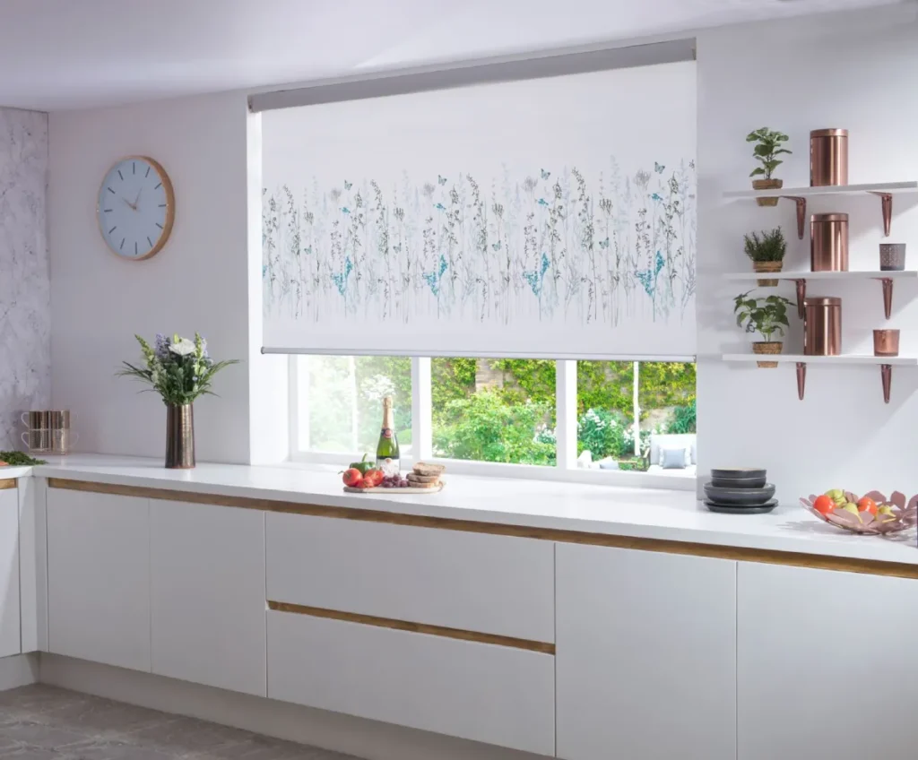 Kitchen printed blinds